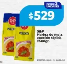 Supermayorista Vital S&p harina de maiz cocción rápida oferta