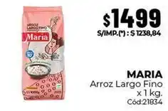 Diarco María - arroz largo fino oferta