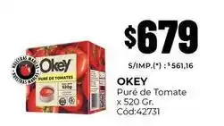 Diarco Okey - purée de tomate x 520 gr. cód:42731 oferta