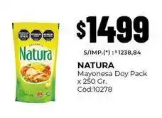 Diarco Natura - mayonesa doy pack oferta