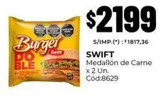 Diarco Swift - burger doble medallón de carne x 2 un oferta
