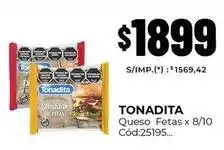Diarco Tonadita - queso fetas x 8/10 cód:25195 oferta