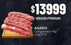 Diarco Asado congelado x kg. cód:17711 oferta