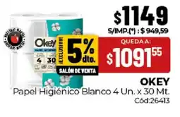 Diarco Okey papel higi uevo blanco oferta