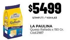 Diarco La paulina - queso rallado cód:2987 oferta