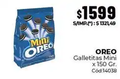 Diarco Oreo - galletitas mini x 150 gr. cód:14038 oferta