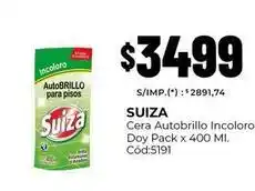 Diarco Suiza - cera autobrillo incoloro doy pack oferta