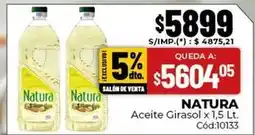 Diarco Natura - aceite girasol oferta