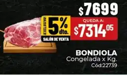 Diarco Bondiola congelada oferta