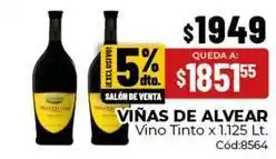 Diarco Viñas de alvear - vino tinto x 1.125 lt. cód:8564 oferta