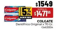 Diarco Colgate - dentifrico original oferta