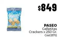 Diarco Paseo - galletitas crackers cód:33712 oferta