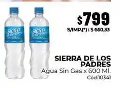 Diarco Sierra de los padres - agua sin gas x 600 ml oferta