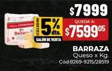 Diarco Barraza - queso x kg oferta