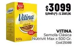 Diarco Vitina - semola clásica nutryvit max 500 gr. cód:25088 oferta