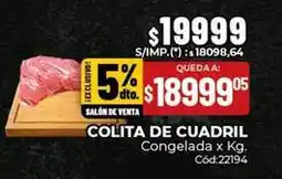 Diarco Colita de cuadril oferta