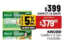 Diarco Knorr caldo oferta