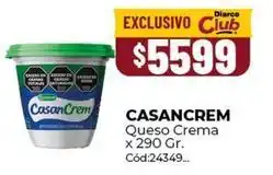 Diarco Casancrem - queso crema cód:24349 oferta