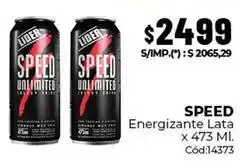 Diarco Speed - energizante lata x 473 ml oferta