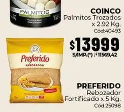 Diarco Coinco - palmitos trozados x 2.92 kg. cód:40493 oferta