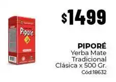 Diarco Pipore - yerba mate tradicional clásica x 500 gr. cód:18632 oferta