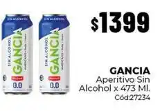 Diarco Gancia aperitivo sin alcohol oferta