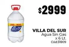Diarco Villa del sur - agua sin gas oferta