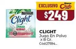 Diarco Clight jugo en polvo oferta