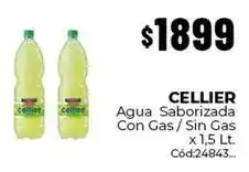 Diarco Cellier - agua saborizada con gas / sin gas x 1,5 lt. cód:24843 oferta