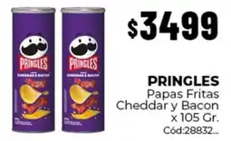 Diarco Pringles papas fritas cheddar y bacon oferta