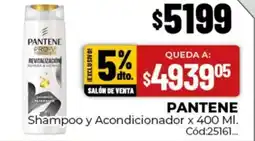 Diarco Pantene shampoo y acondicionador oferta