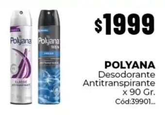 Diarco Polyana desodorante antitranspirante oferta