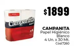 Diarco Campanita papel higiénico blanco oferta