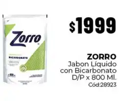 Diarco Zorro jabon líquido con bicarbonato d/p oferta