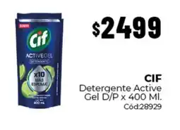 Diarco Cif detergente active gel d/p oferta