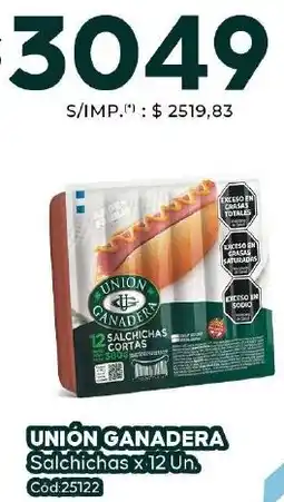 Diarco Unión ganadera salchichas oferta