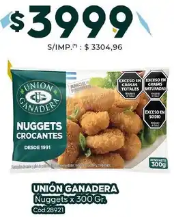 Diarco Unión ganadera nuggets oferta