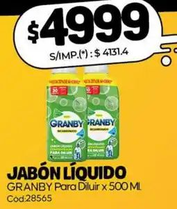 Diarco Granby jabón líquido para diluir oferta