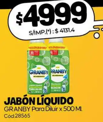 Diarco Granby jabón líquido para diluir oferta