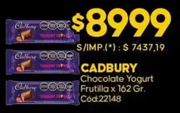 Diarco Cadbury chocolate yogurt cadby frutilla oferta