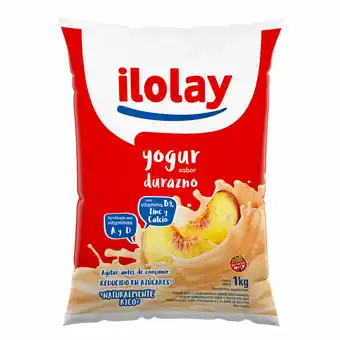 Walmart Yogur Entero Ilolay Sachet Durazno 1kg oferta