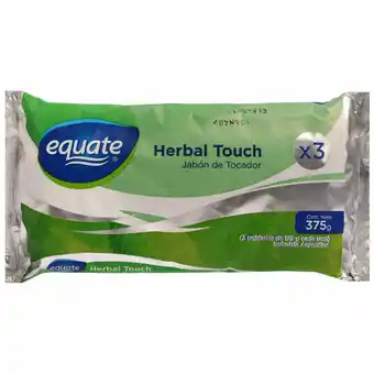 Walmart Jabon De Tocador Herbal Touch Equate 3 U oferta