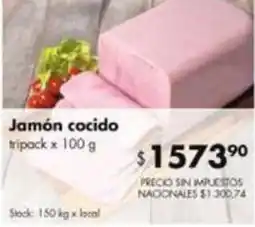 Disco Jamón cocido tripack oferta