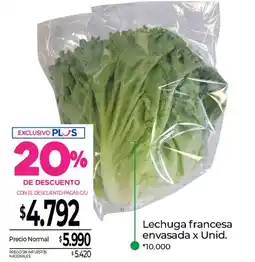 La Anonima Lechuga francesa envasada oferta