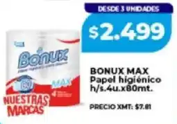 Supermayorista Vital Bonux max papel higiénico h/s oferta