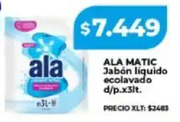 Supermayorista Vital Ala matic jabón liquido ecolavado d/p. oferta