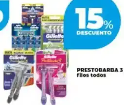 Supermayorista Vital Gillette prestobarba 3 fllos todos oferta