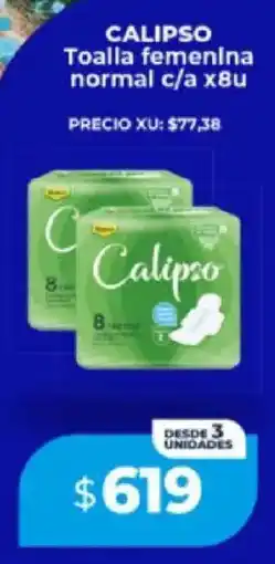 Supermayorista Vital Calipso toalla femenina normal c/a oferta