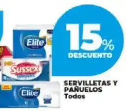 Supermayorista Vital Servilletas y pañuelos todos oferta