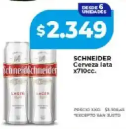 Supermayorista Vital Schneider cerveza lata oferta